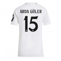 Echipament fotbal Real Madrid Arda Guler #15 Tricou Acasa 2024-25 pentru femei maneca scurta